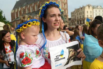Marsz Niepodlegoci Ukrainy, fot. Marek Lasyk - zdjęcie 34