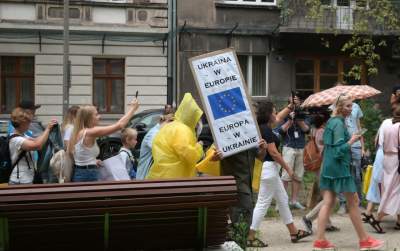Marsz Niepodlegoci Ukrainy, fot. Marek Lasyk - zdjęcie 56