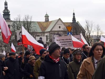 Tak wyglądał w Krakowie Dzień pamięci Żołnierzy Wyklętych - zdjęcie 14