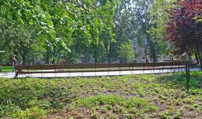 Gościu, siądź na tej ławce, a odpocznij sobie. Plac Axentowicza po remoncie - zdjęcie 16