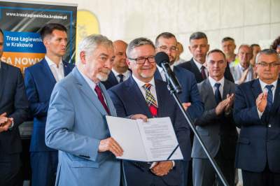 Uroczyste otwarcie Trasy Łagiewnickiej. Ulice, tunele, torowiska - zdjęcie 3