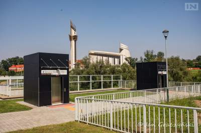 Torowisko i tunel tramwajowy wzdłuż Trasy Łagiewnickiej - zdjęcie 6