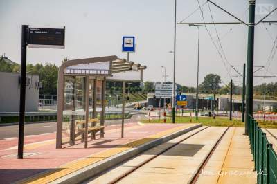 Torowisko i tunel tramwajowy wzdłuż Trasy Łagiewnickiej - zdjęcie 11
