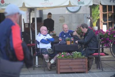 Szkoci w Krakowie, "zagłuszali" nawet hejnał... - zdjęcie 14