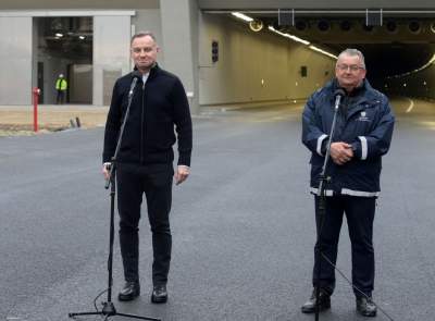 Tym tunelem wzruszył się prezydent Duda. Wkrótce otwarcie... - zdjęcie 23