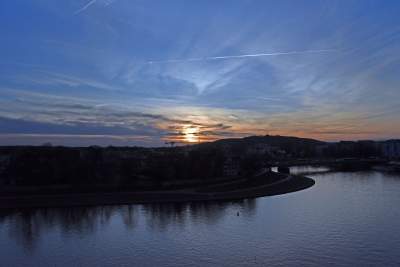 Takie widoki o zmierzchu na Wzgórzu Wawelskim... - zdjęcie 12