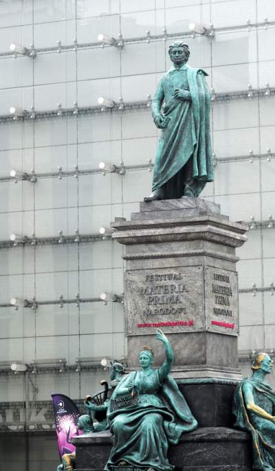 Wędrujący pomnik Mickiewicza, fot. Marek Lasyk - zdjęcie 9