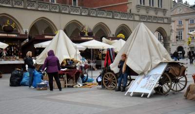 Kwiaciarki na Rynku Głównym: tak to kiedyś wyglądało... - zdjęcie 8