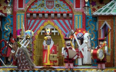 Krakowskie szopki z ukraińskim akcentem. Jest też szopka w słoiku - zdjęcie 20