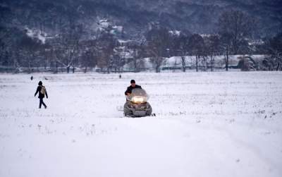 Wielkie wygniatanie na Błoniach... tras do biegania na nartach - zdjęcie 9