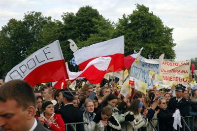 Benedykt XVI w Krakowie, okno papieskie nie było jeszcze zamurowane - zdjęcie 1
