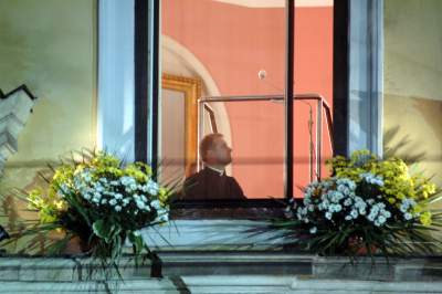 Benedykt XVI w Krakowie, okno papieskie nie było jeszcze zamurowane - zdjęcie 11