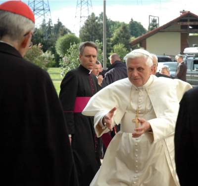 Benedykt XVI w Krakowie, okno papieskie nie było jeszcze zamurowane - zdjęcie 5