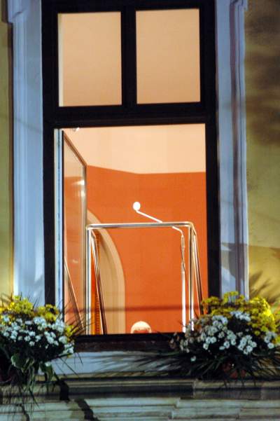 Benedykt XVI w Krakowie, okno papieskie nie było jeszcze zamurowane - zdjęcie 10