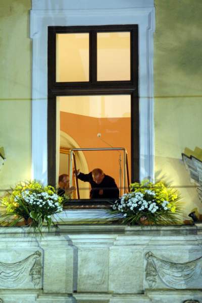 Benedykt XVI w Krakowie, okno papieskie nie było jeszcze zamurowane - zdjęcie 12