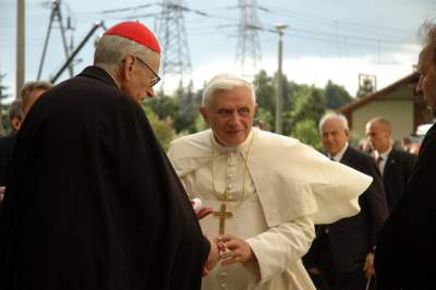 Benedykt XVI w Krakowie, okno papieskie nie było jeszcze zamurowane - zdjęcie 6