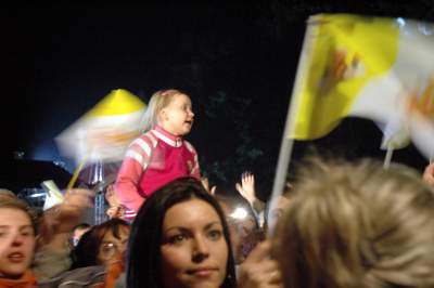 Benedykt XVI w Krakowie, okno papieskie nie było jeszcze zamurowane - zdjęcie 20