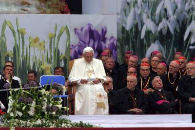 Benedykt XVI w Krakowie, okno papieskie nie było jeszcze zamurowane - zdjęcie 2