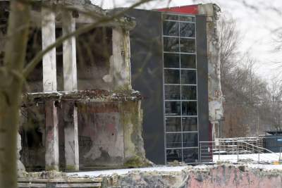 Archiwum Urzędu Miasta, dwa lata po pożarze, fot. Marek Lasyk - zdjęcie 1