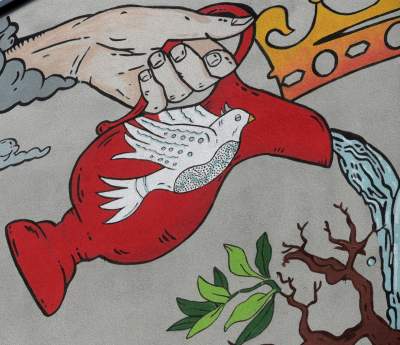 Nowy mural na krakowskim Kazimierzu, nawiązuje do żydowskiej tradycji - zdjęcie 4