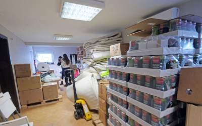 Krakowska zbiórka darów dla ofiar trzęsienia ziemi w Turcji - zdjęcie 9