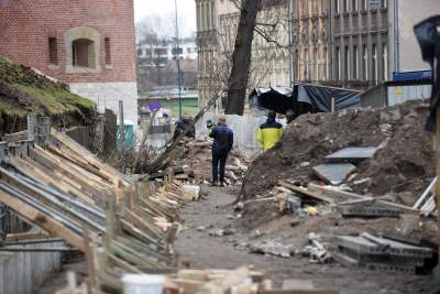 Miejsce tragedii pod Wawelem. Zginął człowiek - zdjęcie 10
