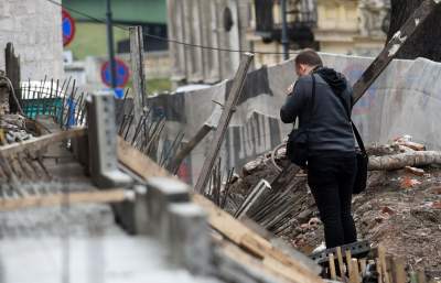 Miejsce tragedii pod Wawelem. Zginął człowiek - zdjęcie 13