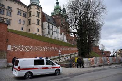 Miejsce tragedii pod Wawelem. Zginął człowiek - zdjęcie 3