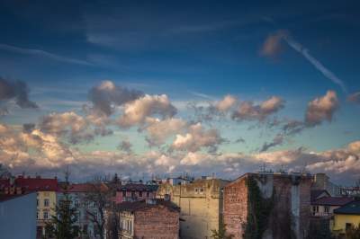Czekam na wiatr, co rozgoni... Piękne niebo nad Krakowem - zdjęcie 7