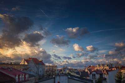 Czekam na wiatr, co rozgoni... Piękne niebo nad Krakowem - zdjęcie 5