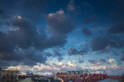 Czekam na wiatr, co rozgoni... Piękne niebo nad Krakowem - zdjęcie 6