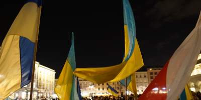 Marsze w rocznicę napaści Rosji na Ukrainę - zdjęcie 3