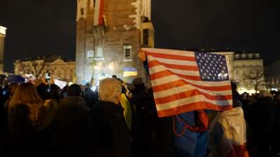 Marsze w rocznicę napaści Rosji na Ukrainę - zdjęcie 9