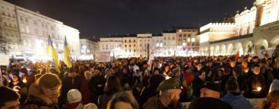 Marsze w rocznicę napaści Rosji na Ukrainę - zdjęcie 10