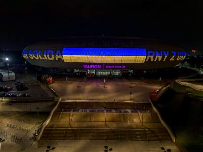 Kraków w ukraińskich barwach, solidarny z walczącym narodem - zdjęcie 6
