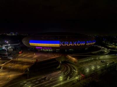 Kraków w ukraińskich barwach, solidarny z walczącym narodem - zdjęcie 4