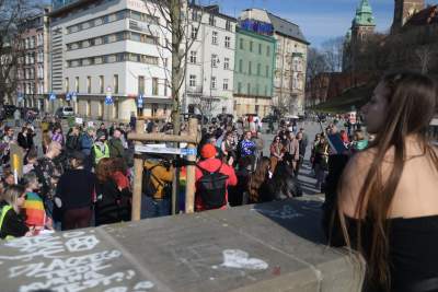 18. Manifa: Policja "aresztowała" transparent "Fuck Poland" - zdjęcie 11