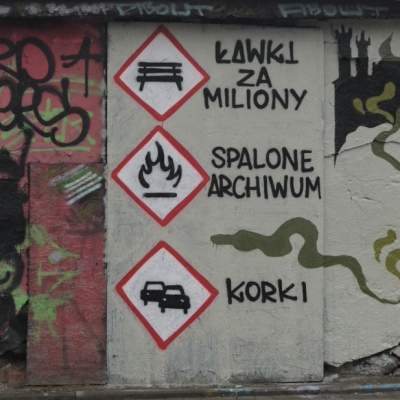 Mural z karykaturą Jacka Majchrowskiego - zdjęcie 5