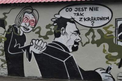 Mural z karykaturą Jacka Majchrowskiego - zdjęcie 8
