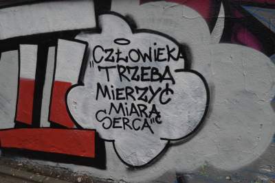 Zmalowali mural w obronie Jana Pawła II: "Murem za JP II" - zdjęcie 5