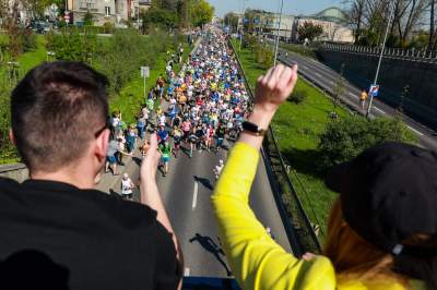 Prawdziwy dzień bez samochodu na ulicach Krakowa. Udane, wielkie bieganie - zdjęcie 16