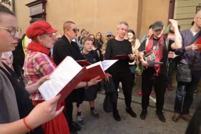 "Nie starcza do pierwszego? Zjedz bogatego!", pierwszomajowy protest - zdjęcie 10