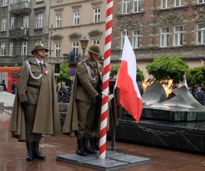 Obchody Święta 3 Maja w Krakowie, fot. Marek Lasyk - zdjęcie 24