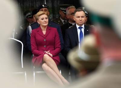 Święto Straży Granicznej na Wawelu z protestem w tle... - zdjęcie 16