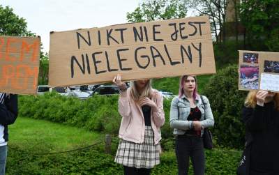 Święto Straży Granicznej na Wawelu z protestem w tle... - zdjęcie 43