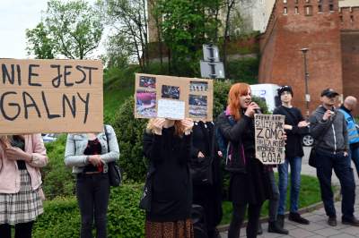 Święto Straży Granicznej na Wawelu z protestem w tle... - zdjęcie 44