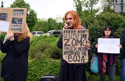 Święto Straży Granicznej na Wawelu z protestem w tle... - zdjęcie 46