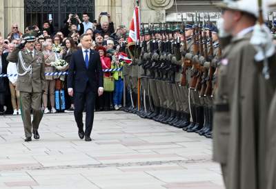 Święto Straży Granicznej na Wawelu z protestem w tle... - zdjęcie 4