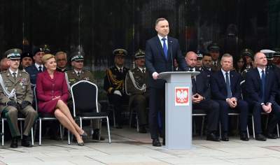 Święto Straży Granicznej na Wawelu z protestem w tle... - zdjęcie 33