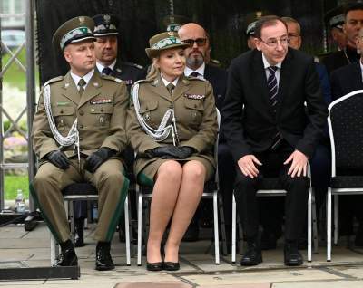 Święto Straży Granicznej na Wawelu z protestem w tle... - zdjęcie 14